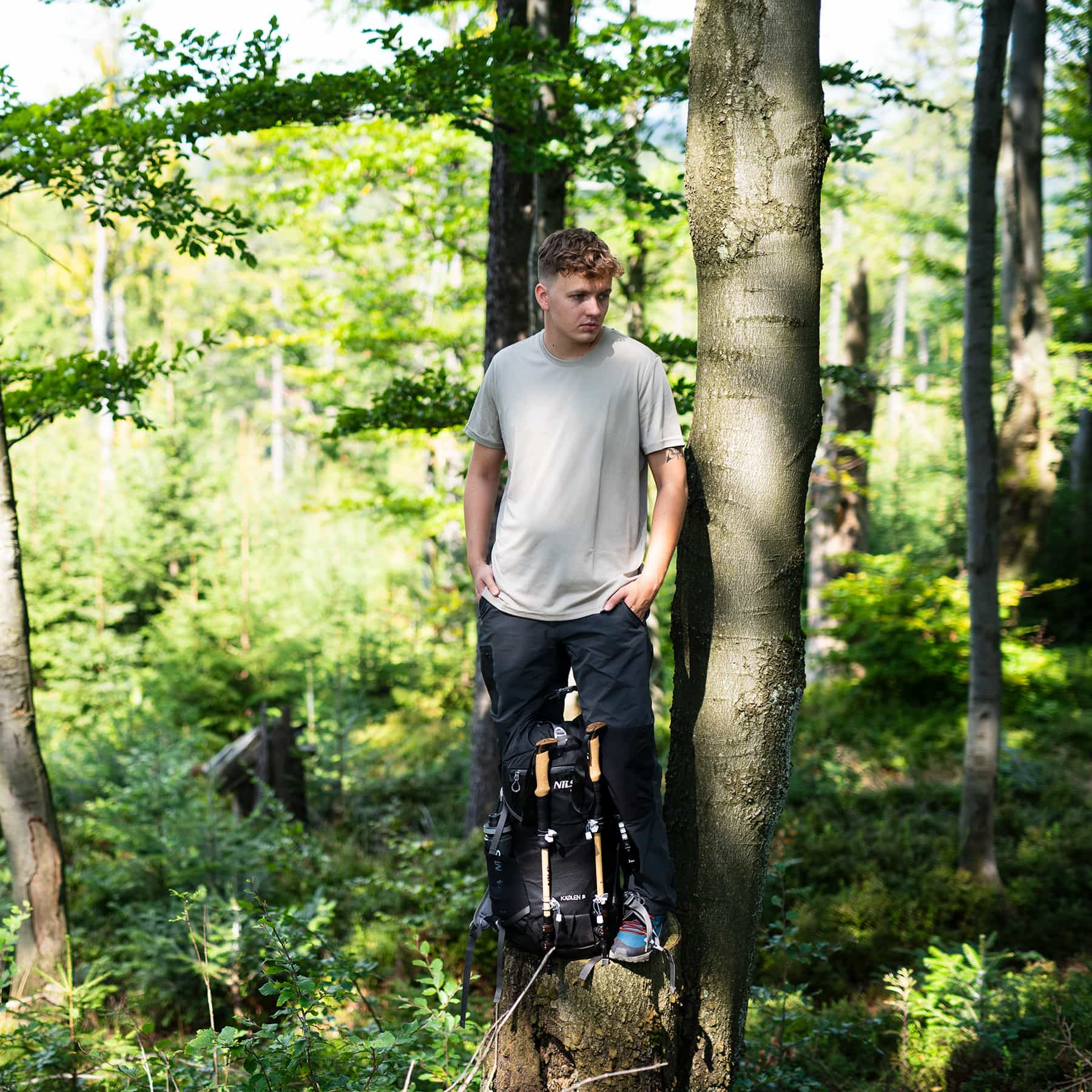 Nils Camp Kjolen 40L Hiking backpack black 9