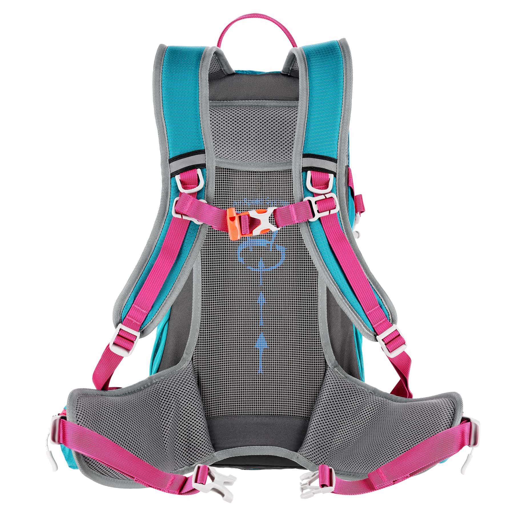 NILS CAMP Caver - Turquoise hiking backpack 18L for day trips 5