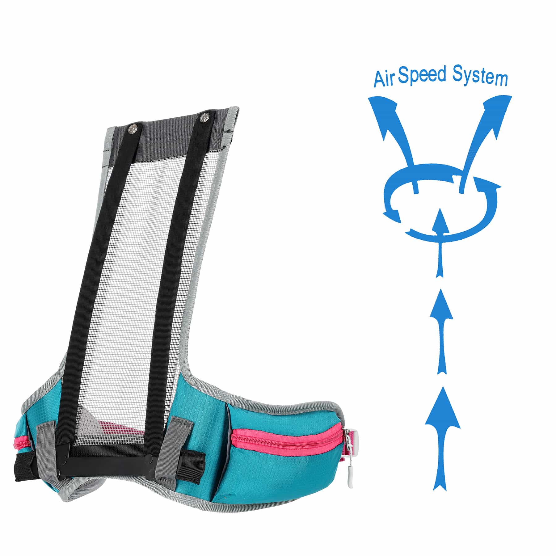 NILS CAMP Caver - Turquoise hiking backpack 18L for day trips 10