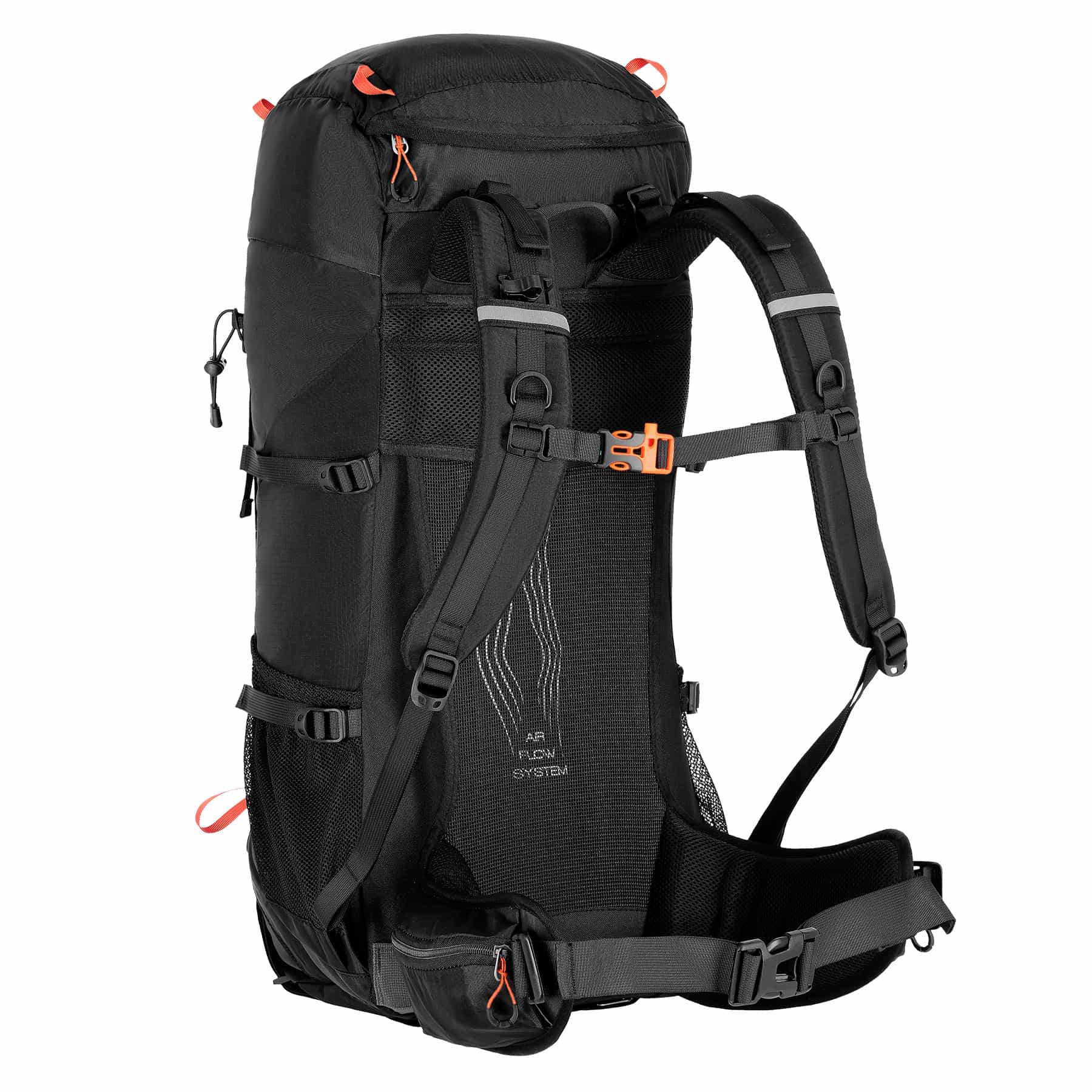 Nils Camp NC1992 Tourist Backpack Nordkapp 65L - black, perfect for expeditions 5