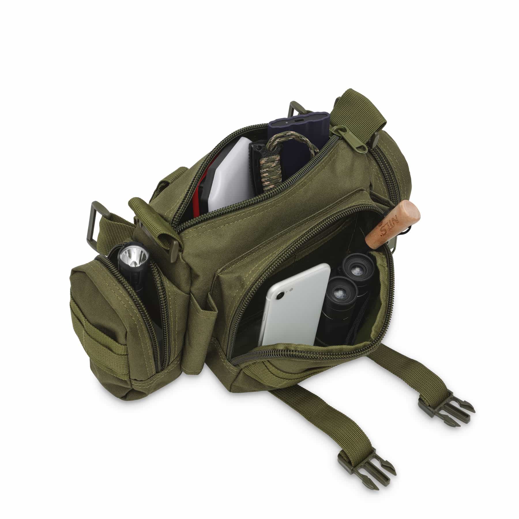 Nils Camp NC3907 XL Green hip bag - ideal for trips 9