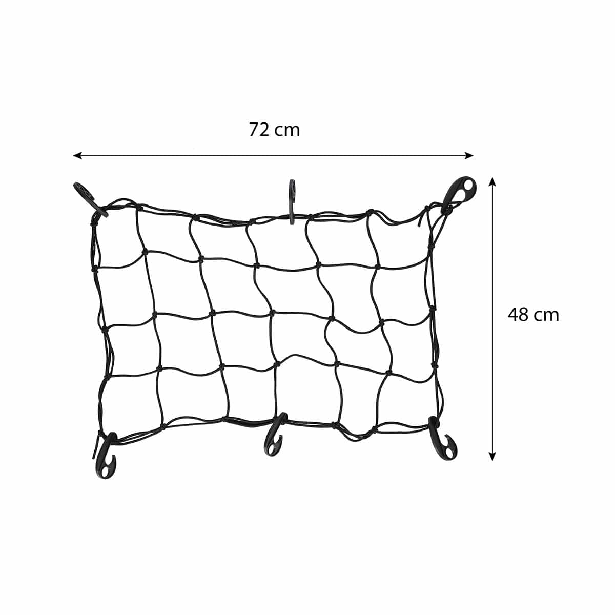 Nils Camp NC1600 - Luggage net for handcart 72x48 cm 4