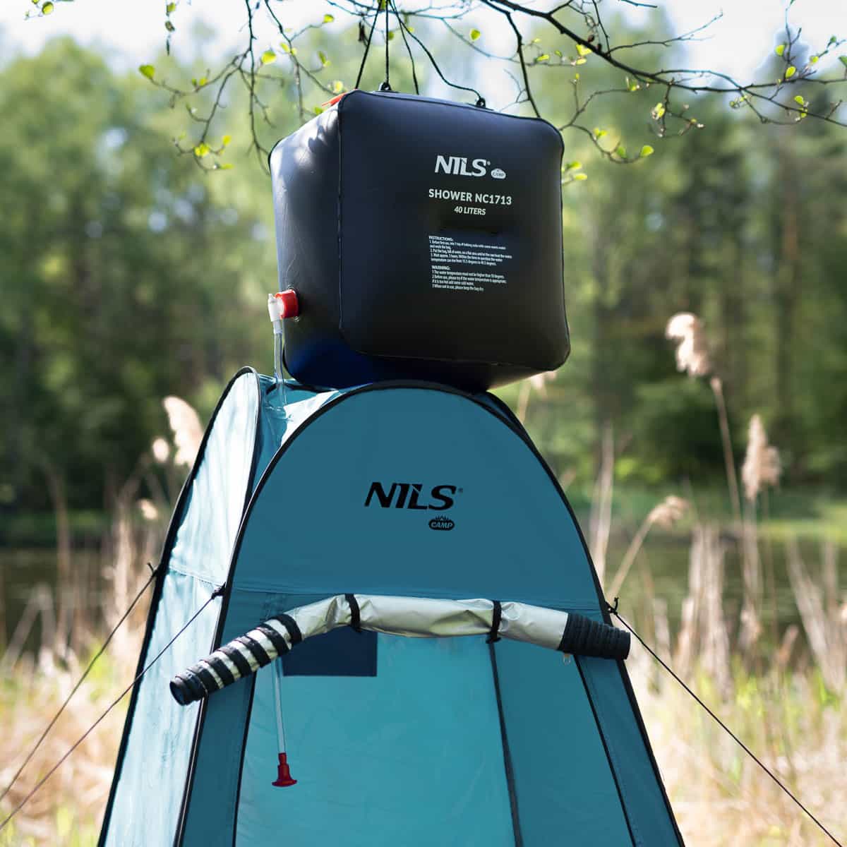 Nils Camp Turquoise tourist changing room NC1706 - ideal for camping 5
