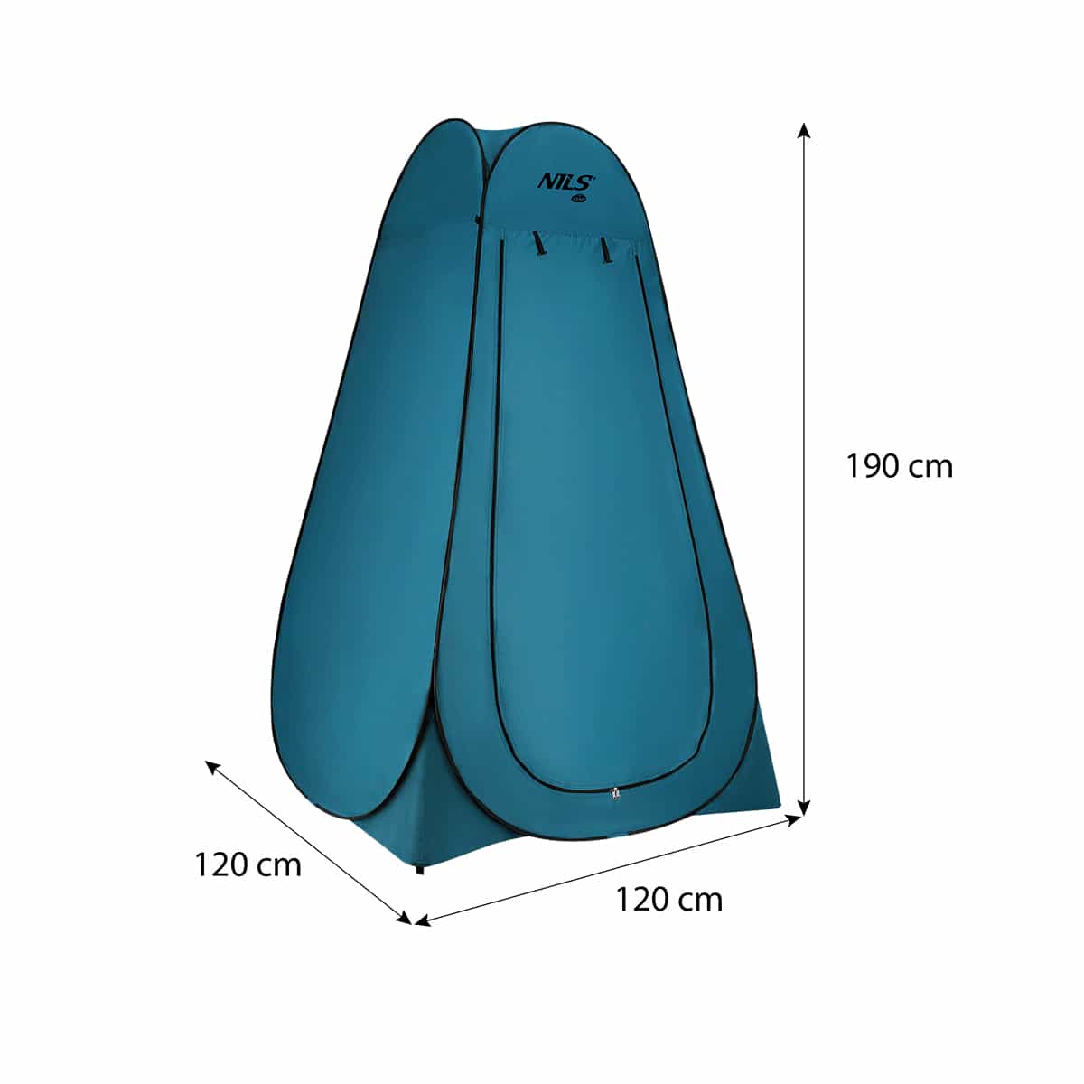 Nils Camp Turquoise tourist changing room NC1706 - ideal for camping 7