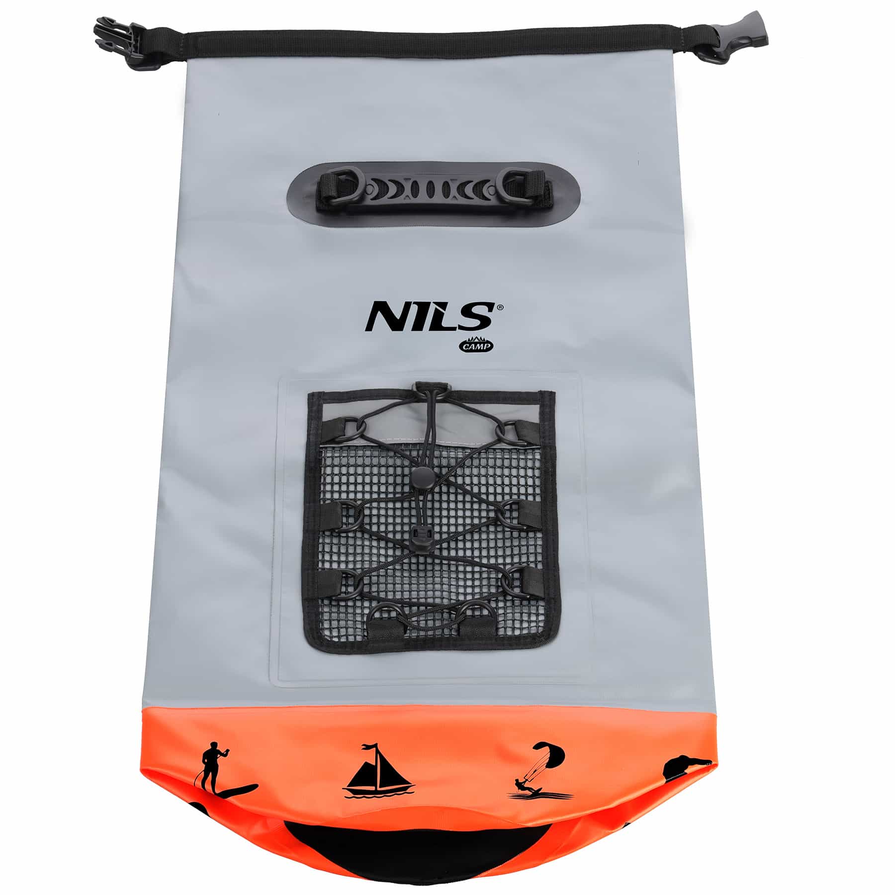 Nils Camp Waterproof backpack 25L orange - perfect for outdoor 4
