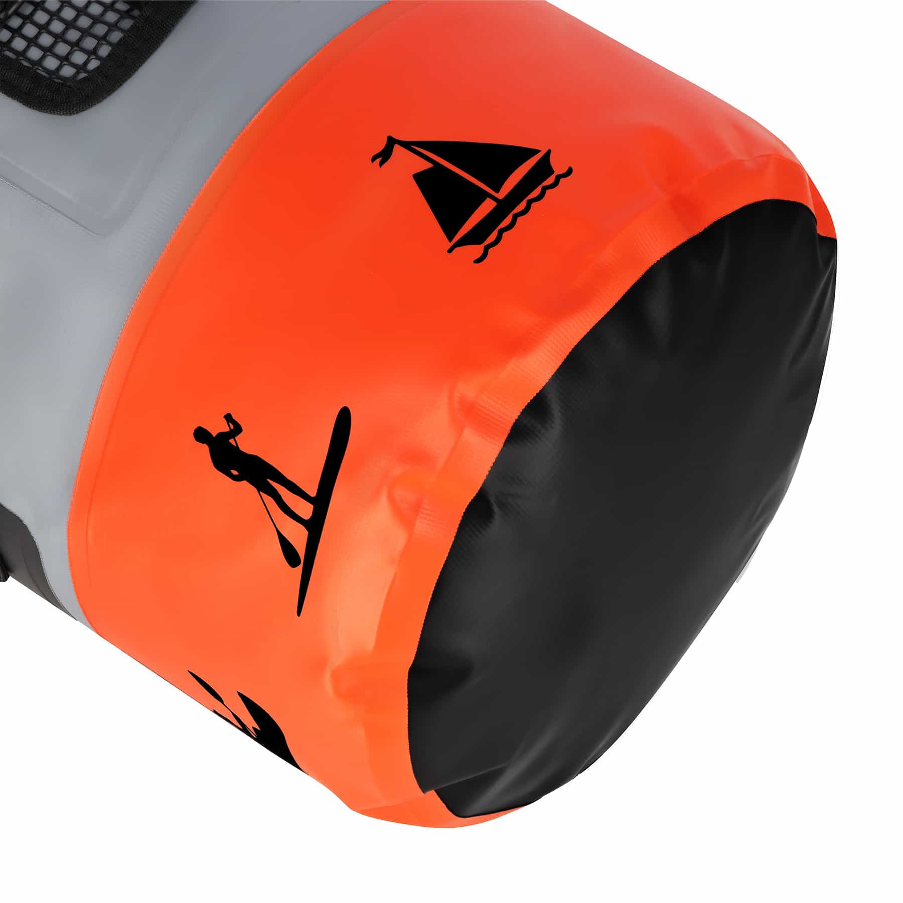 Nils Camp Waterproof backpack 25L orange - perfect for outdoor 6