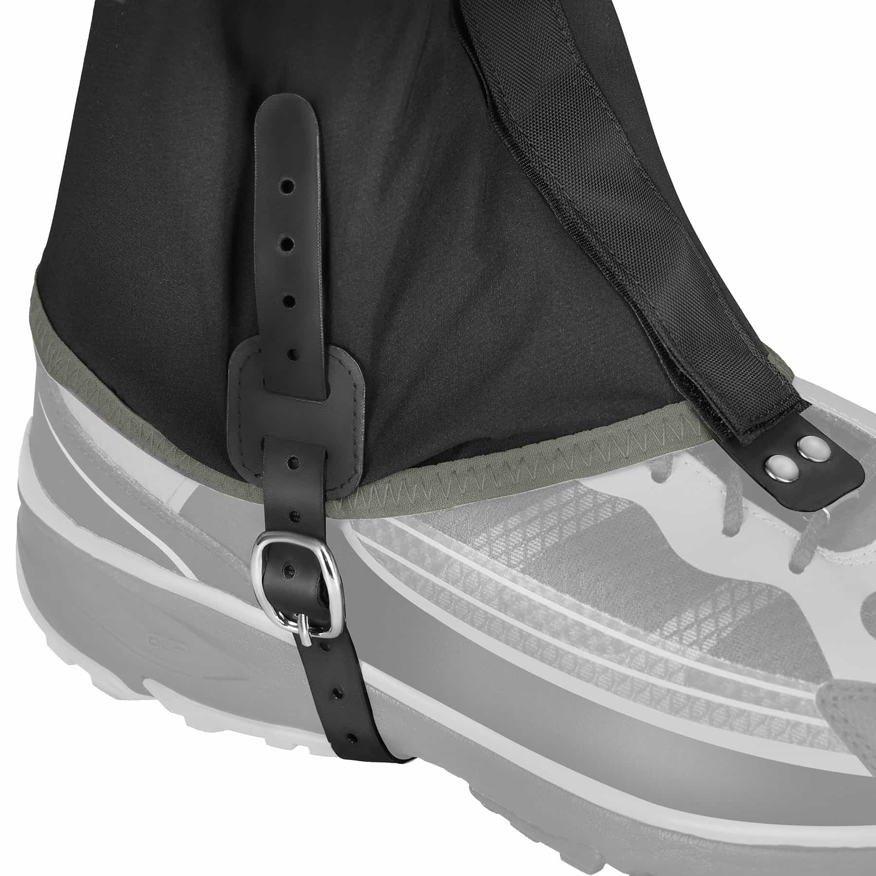 Nils Camp Running gaiters black - perfect for trail running 7