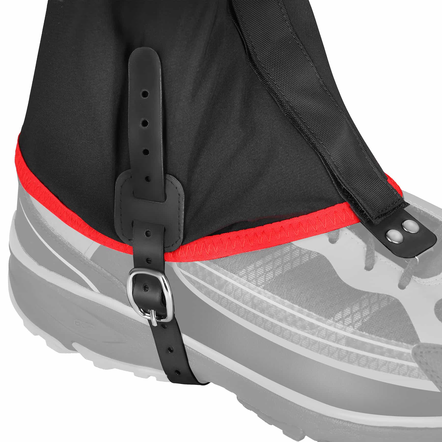 Nils Camp Running gaiters black and red NC17113 7