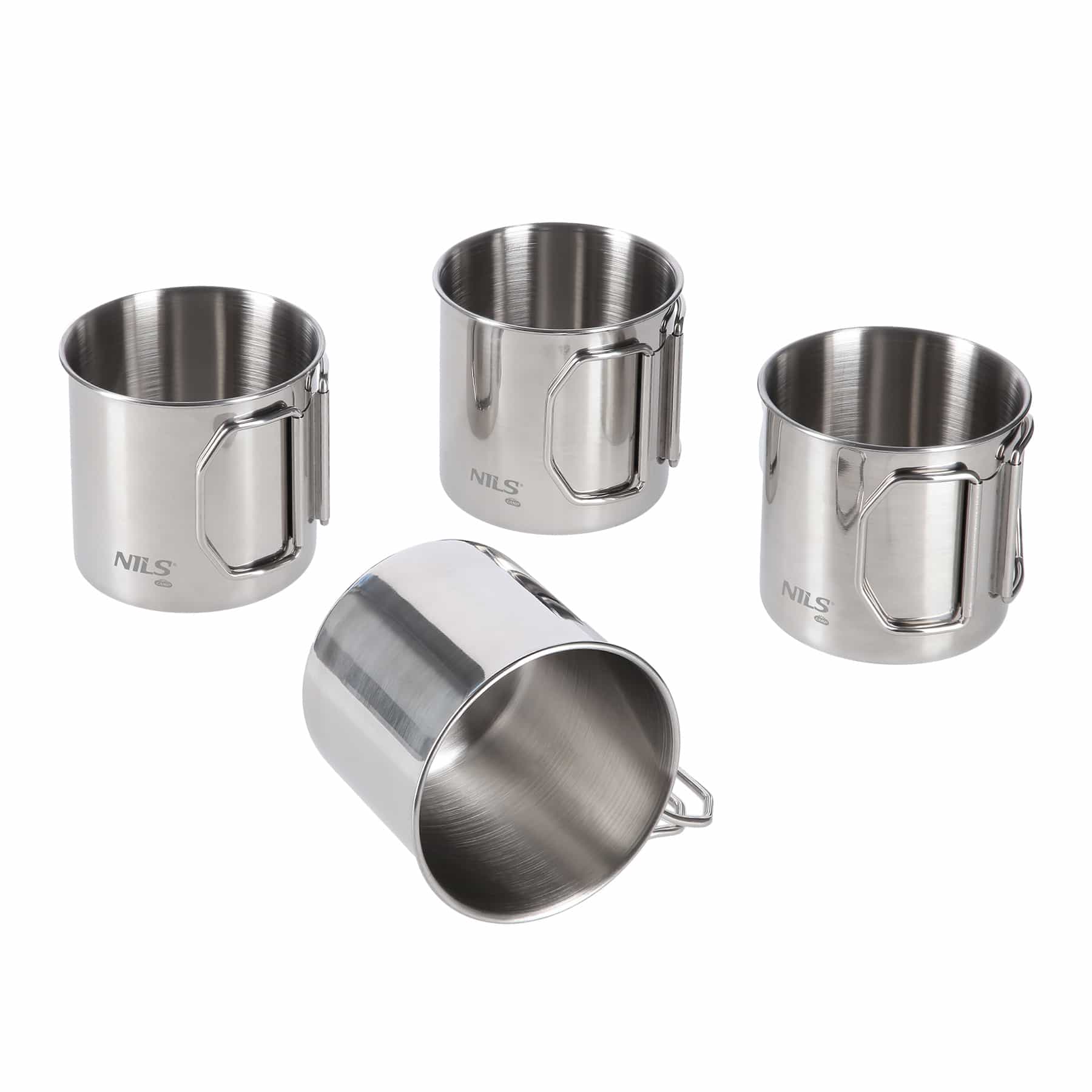 Nils Camp Set of four stainless steel mugs - perfect for trips 7