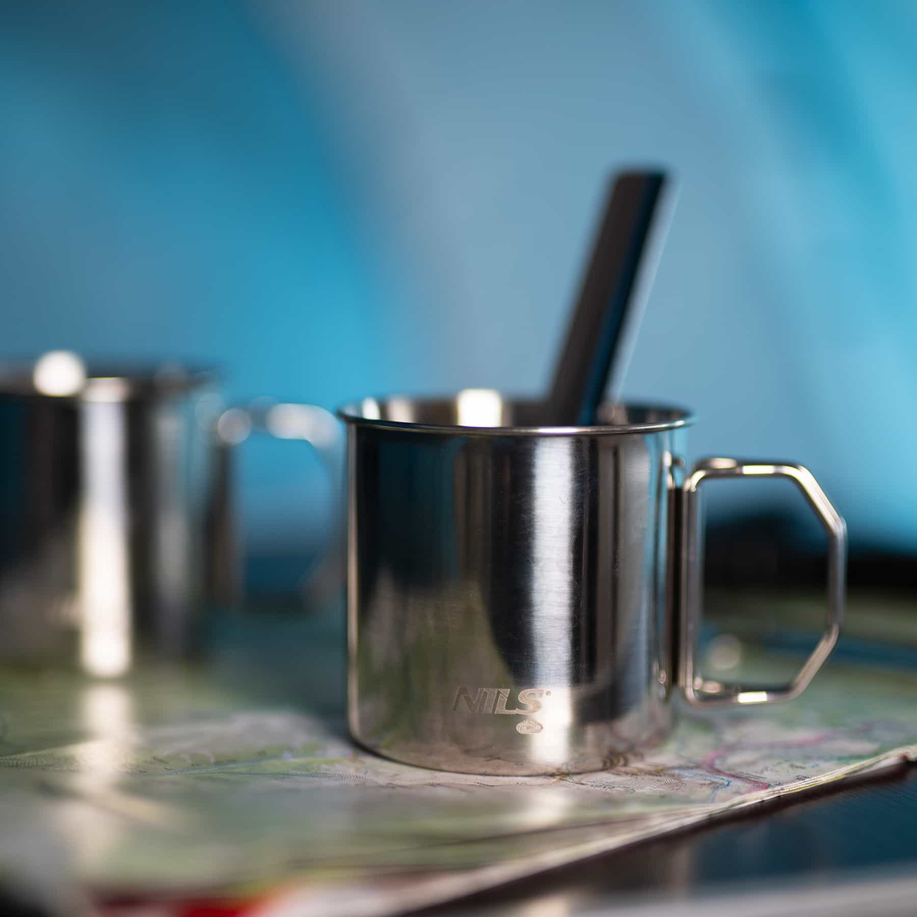 Nils Camp Set of four stainless steel mugs - perfect for trips 9