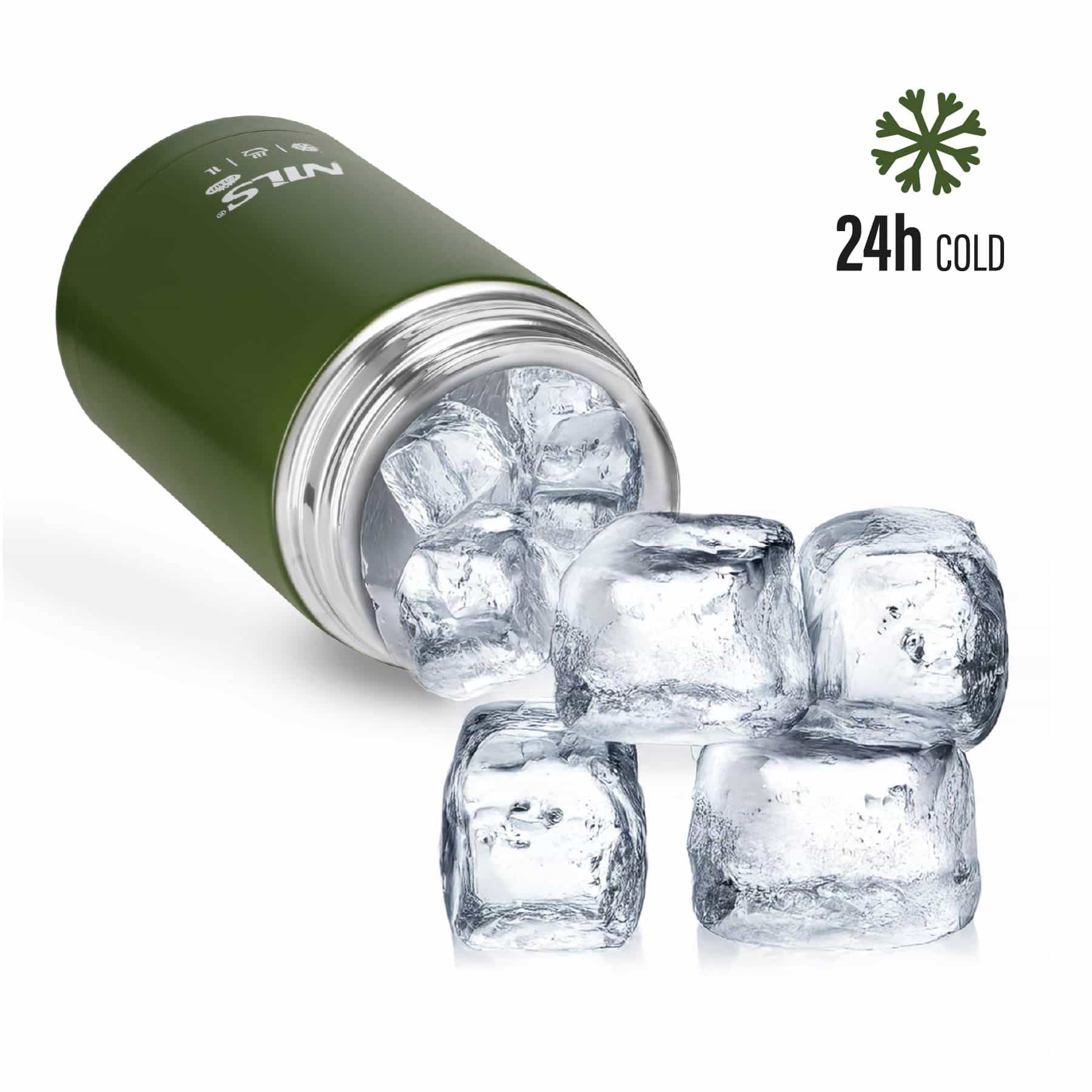 Nils Camp Food Thermos NC3802 - 1000ml green, perfect for any season 7