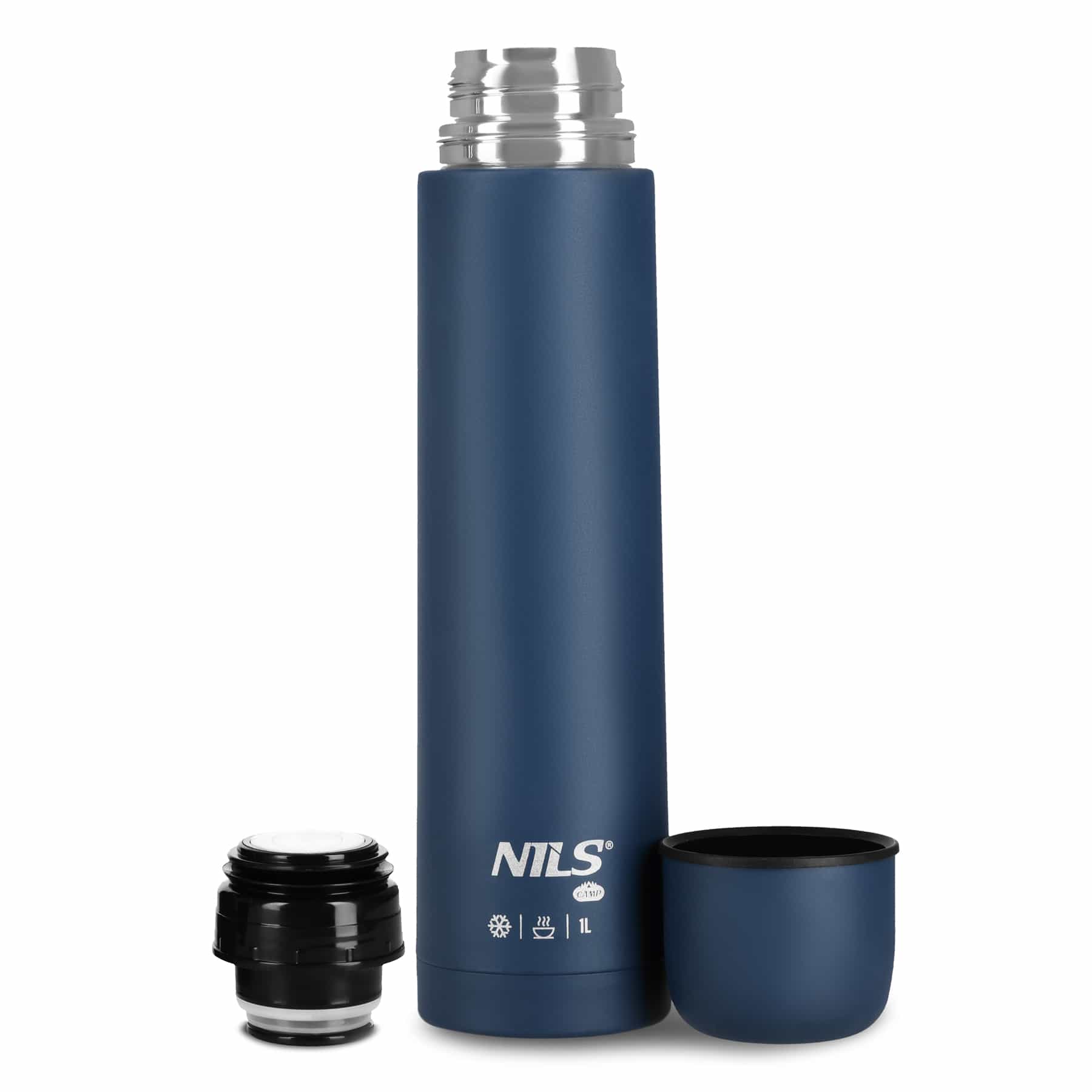 Nils Camp Thermos flask 1000 ml blue - perfect for trips 8