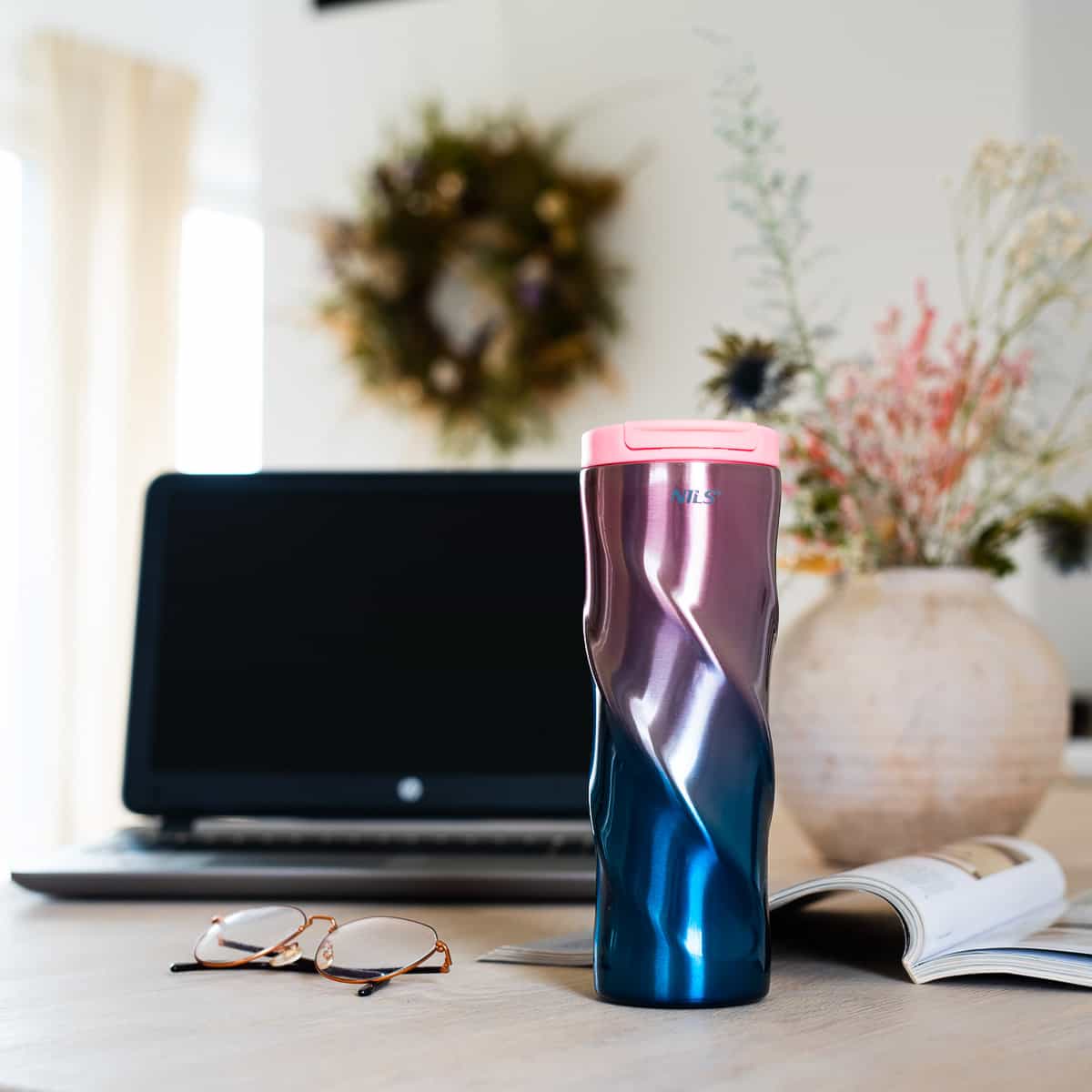 Nils NCB22 Pink Thermal Mug 500 ml - perfect for any occasion 3