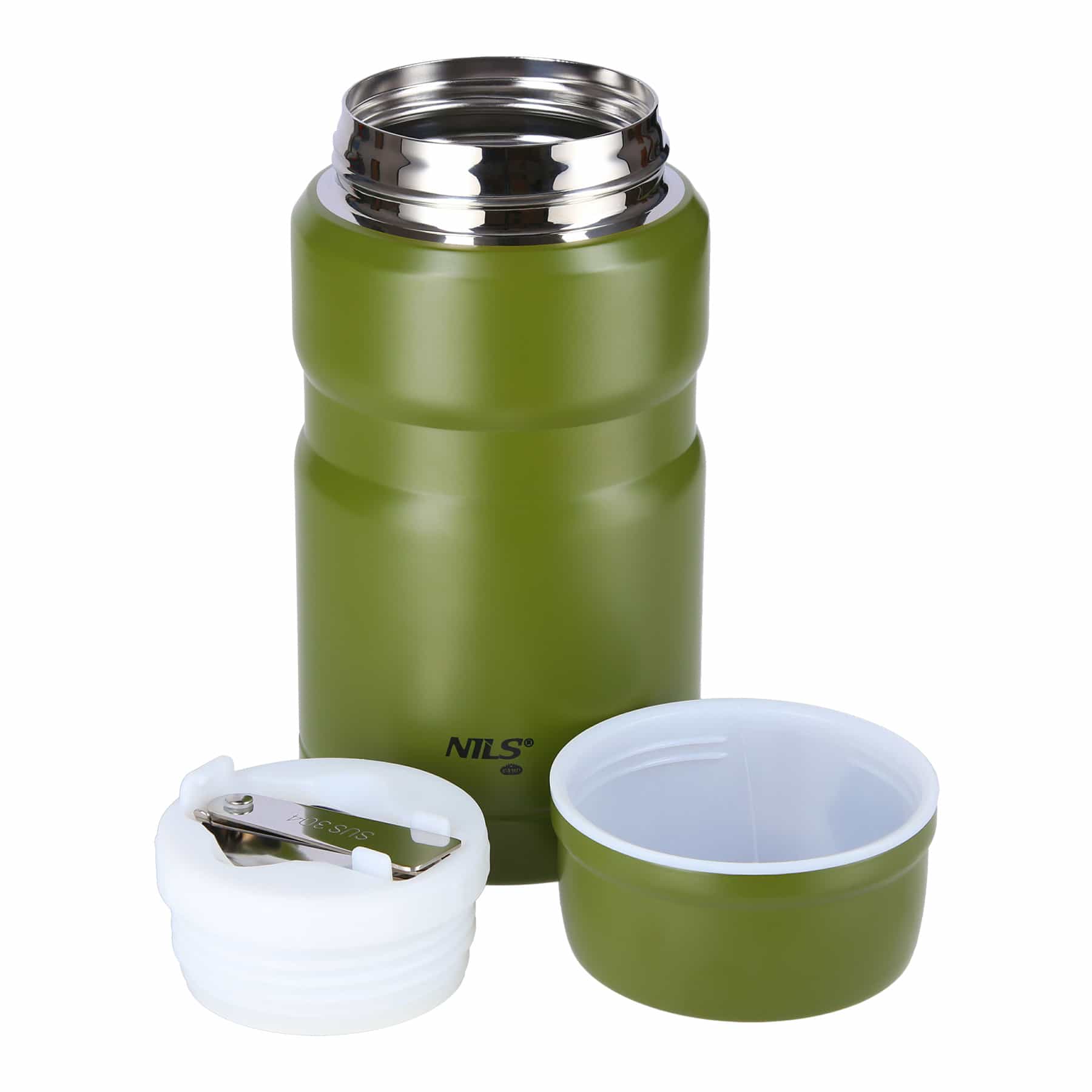 Nils Camp NCT02 - Food Thermos 750 ml with Folding Spoon 6