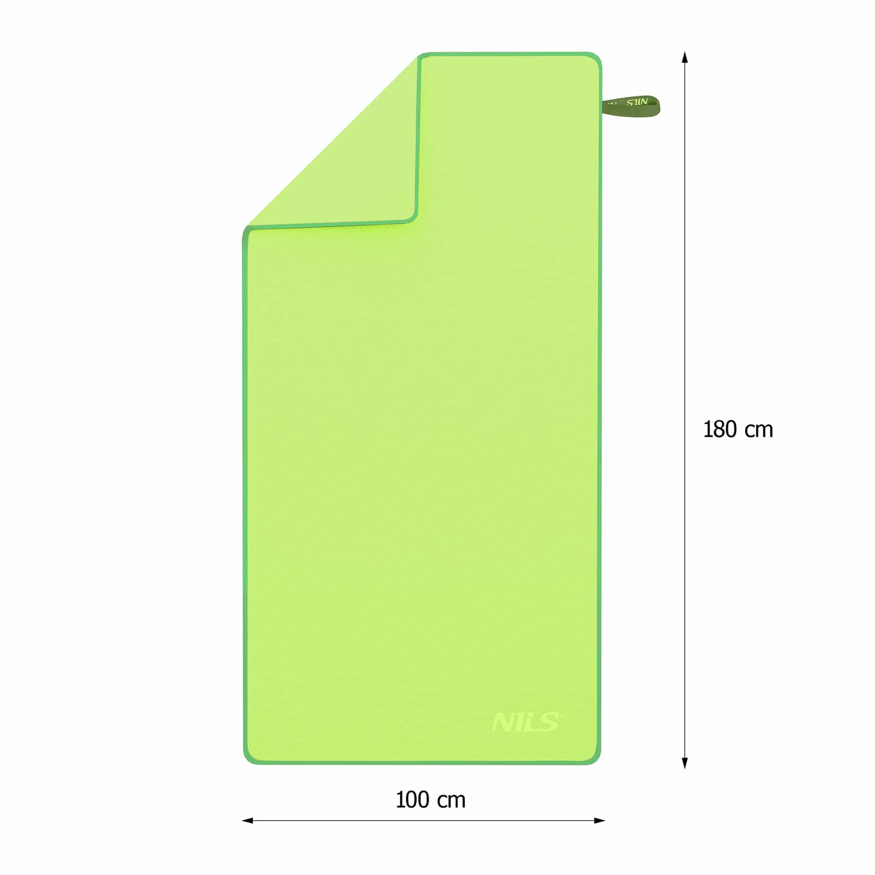 Nils NCR12 Green Microfiber Towel 180x100 cm - perfect for the beach 6