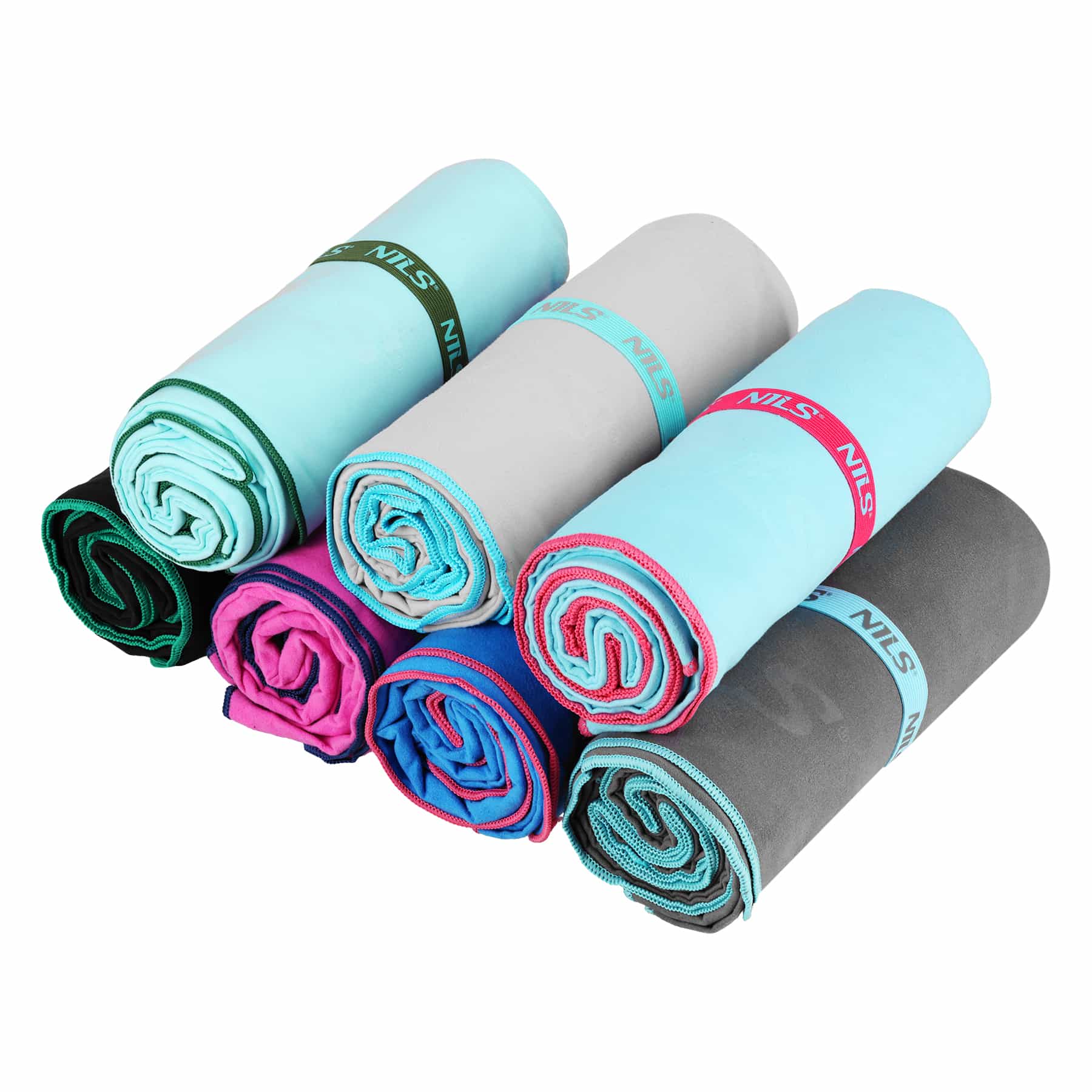 Nils NCR13 Green Microfiber Towel 200x90 cm - perfect for travel 9