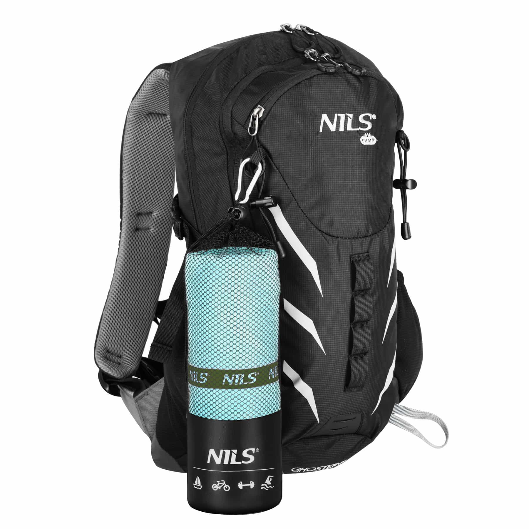 Nils NCR13 Green Microfiber Towel 200x90 cm - perfect for travel 10