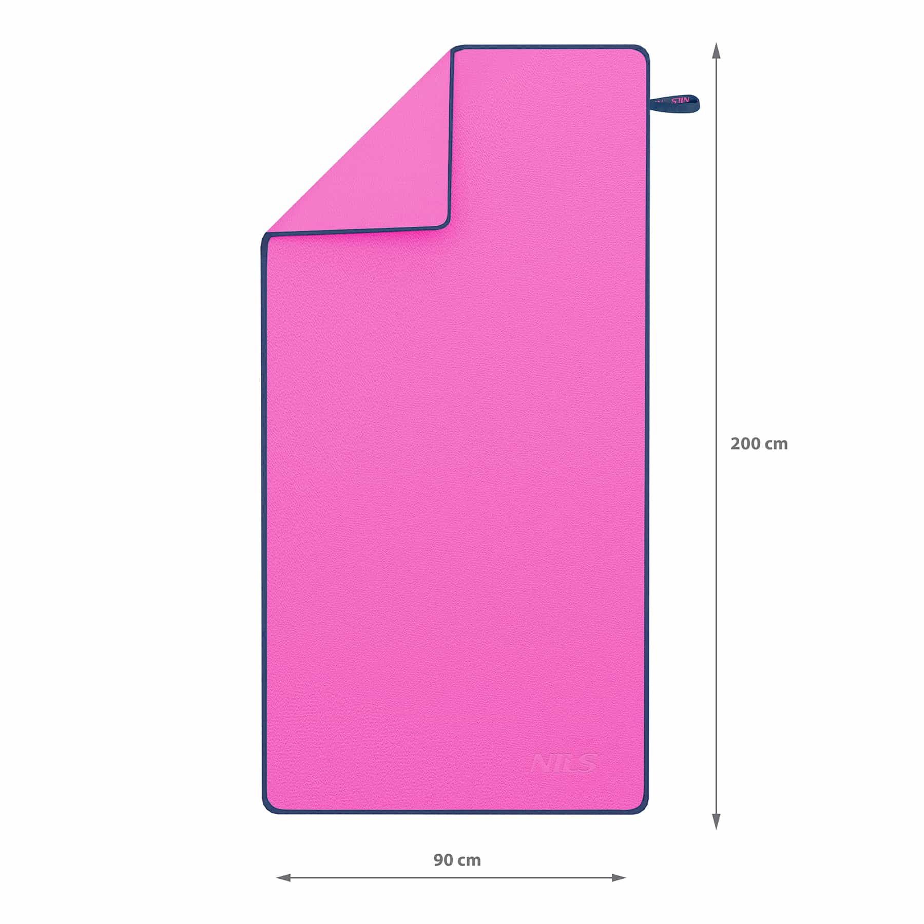 Nils NCR13 Microfiber Towel Pink 200x90 cm - perfect for the pool 5