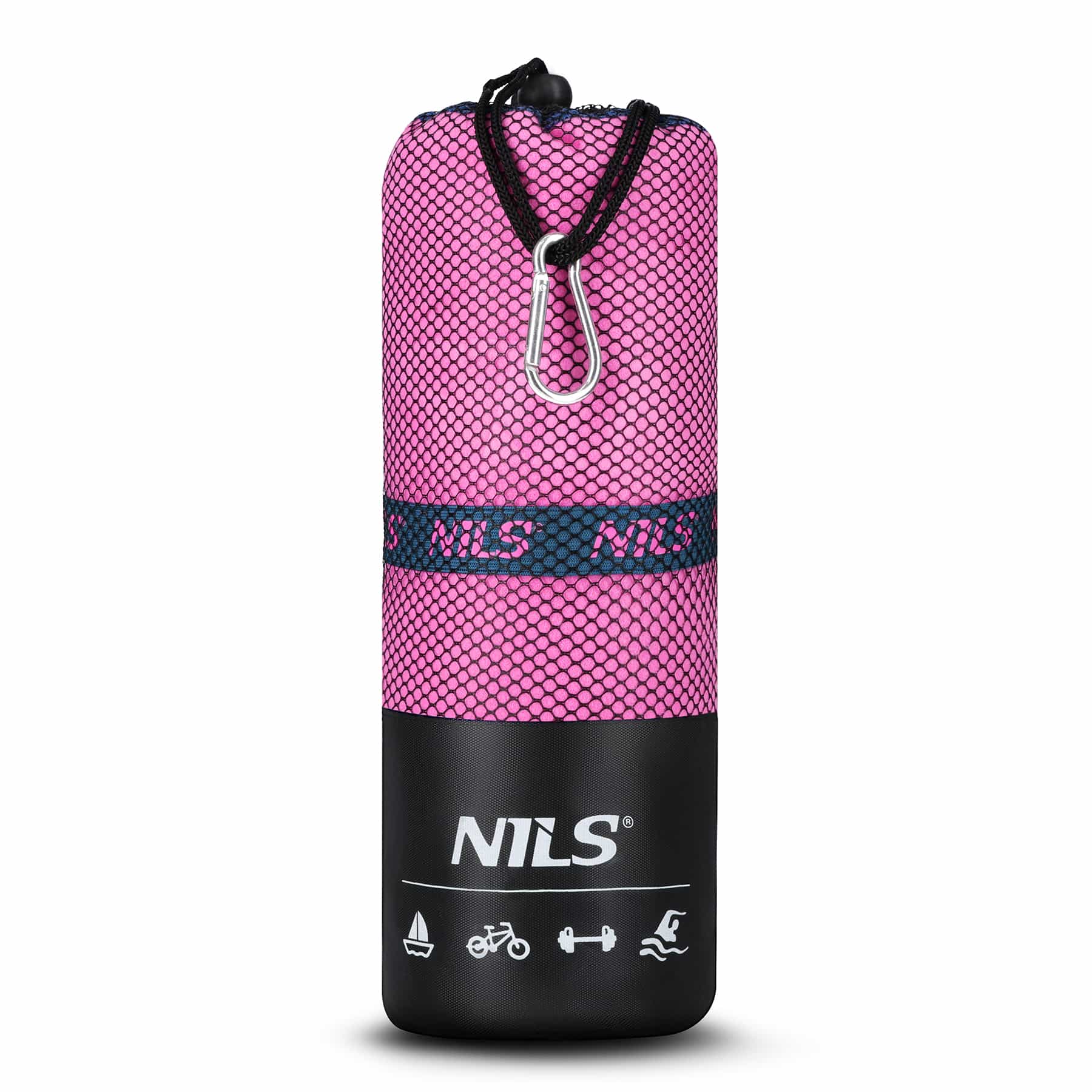 Nils NCR13 Microfiber Towel Pink 200x90 cm - perfect for the pool 7