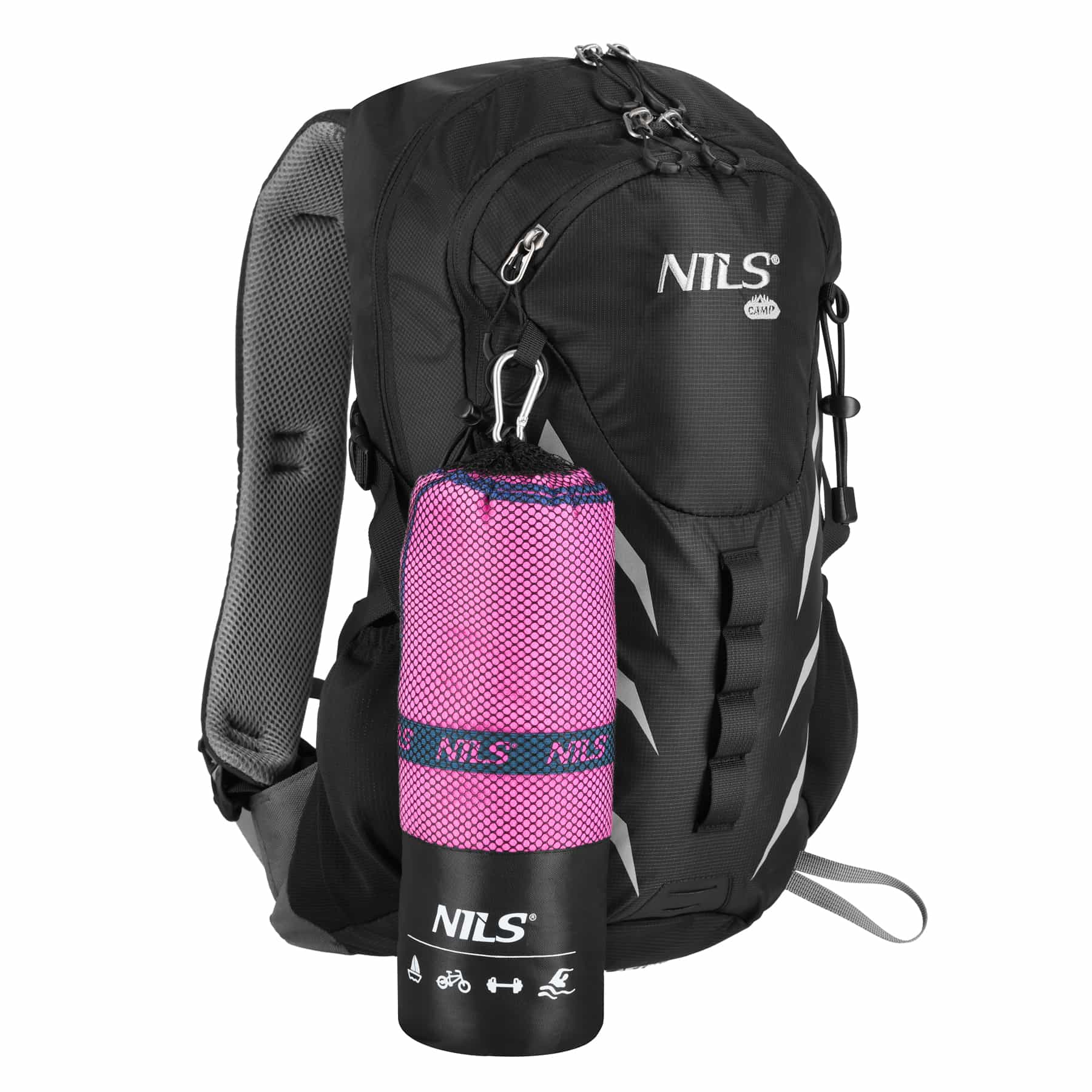 Nils NCR13 Microfiber Towel Pink 200x90 cm - perfect for the pool 10