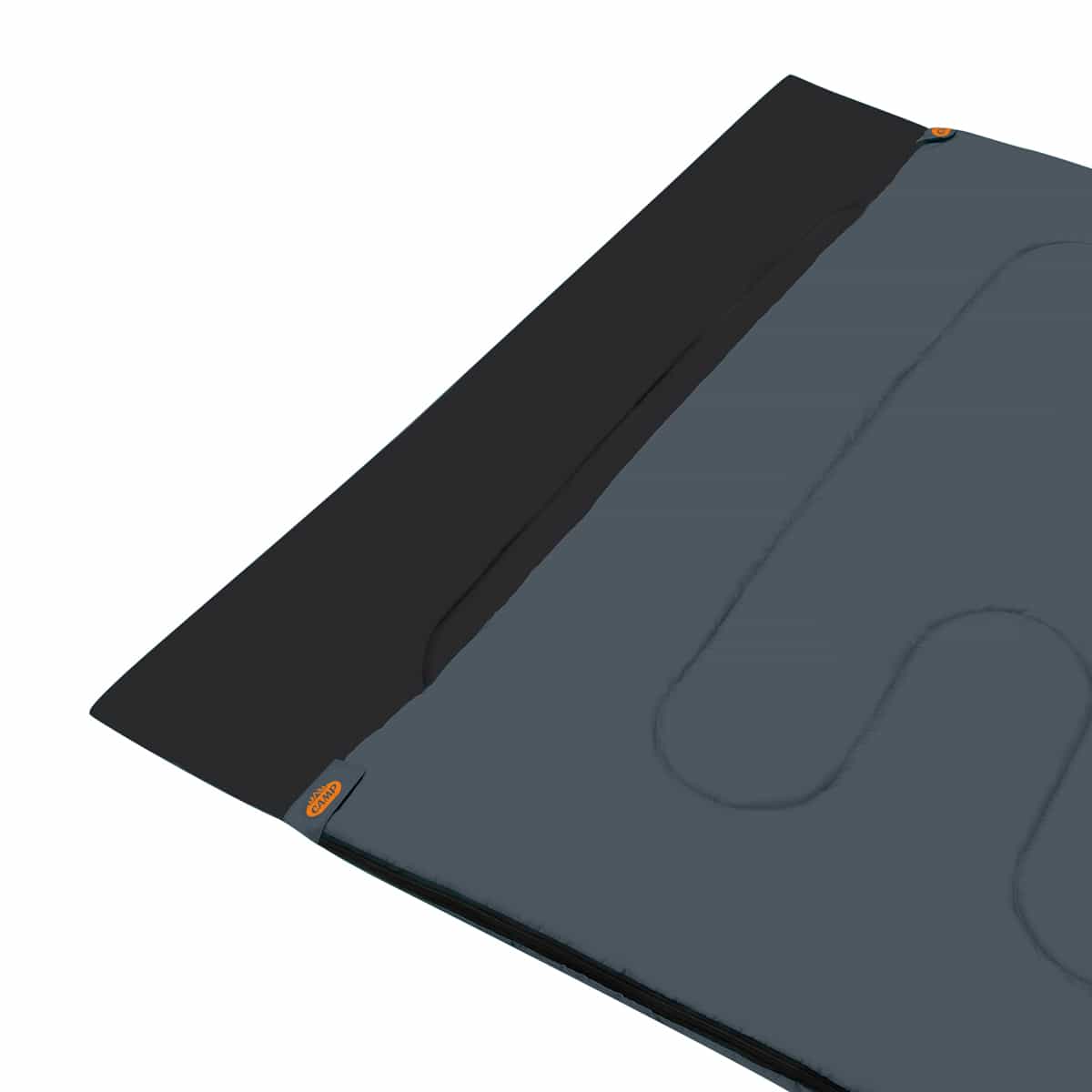 Nils Camp NC2001 - Anthracite-orange double sleeping bag for two people 10