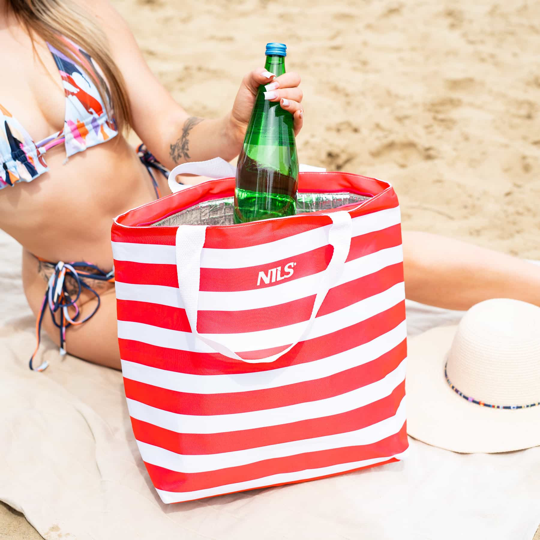 Nils NC3100 Thermal bag red 32L - perfect for picnic 5