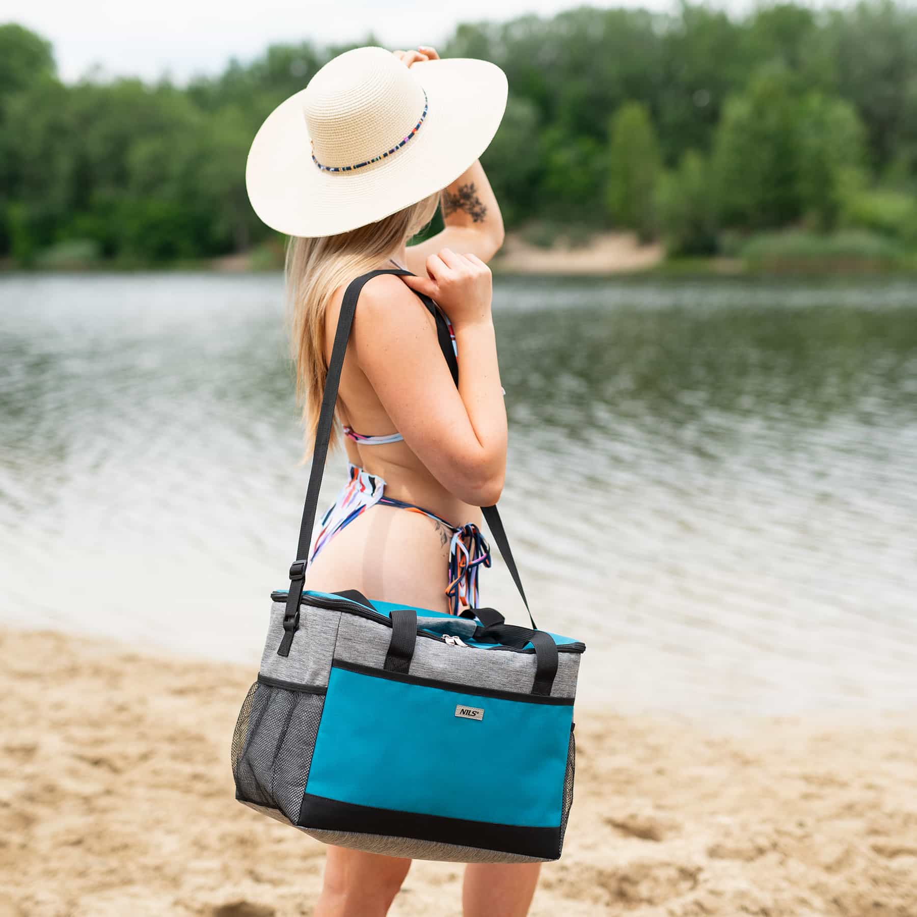 NILS NC3150 Blue thermal bag 27L - perfect for picnic 4
