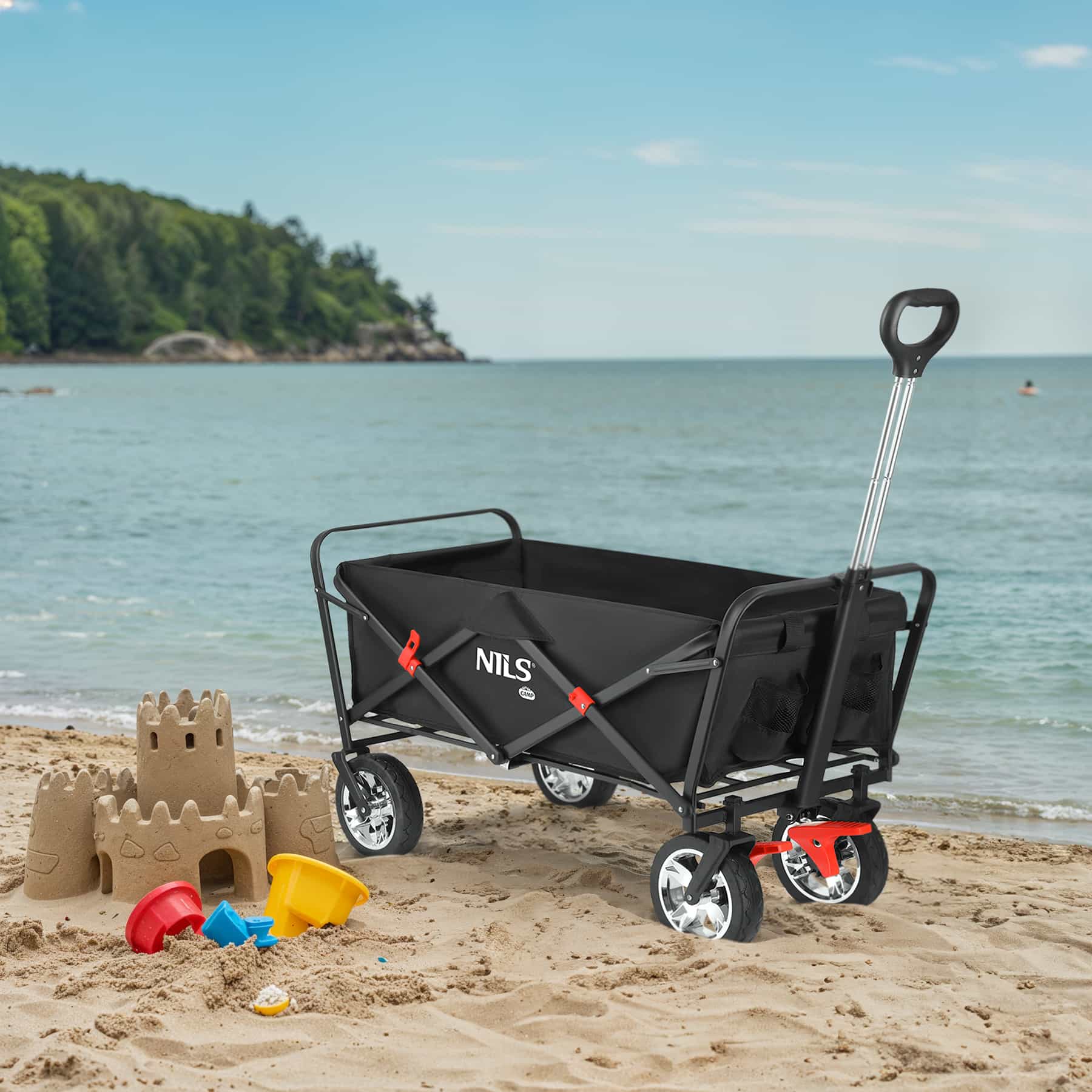Nils Camp Foldable transport trolley - ideal for trips 4