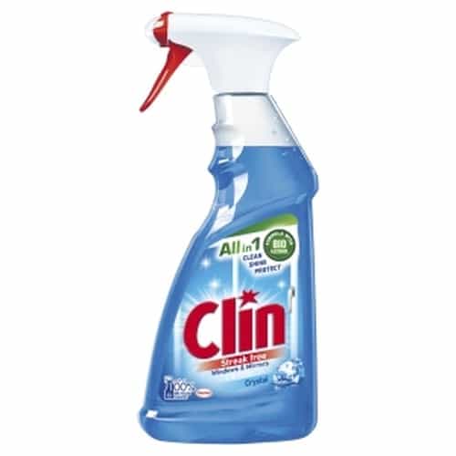 Clin Glass Cleaner - crystal clear cleanliness and dazzling shine in every home 1