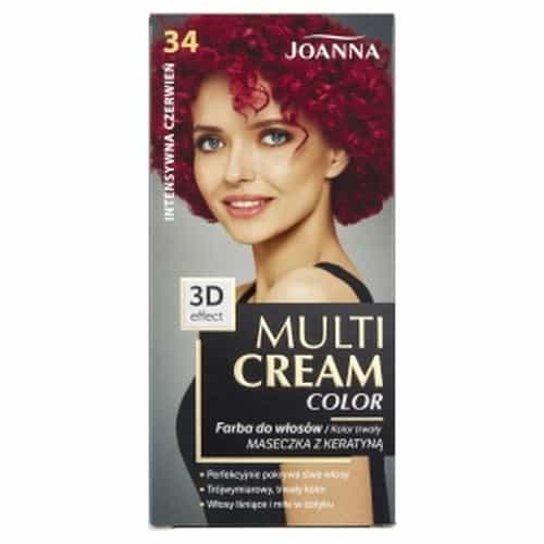 Joanna Multi 3D Hair Color 34 Intense Red - for a wow effect! 1