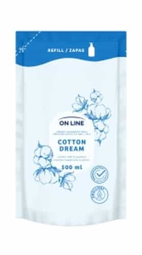 ON LINE Liquid Soap 2in1 Cotton 500 ml - gentle and moisturizing 1