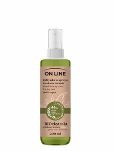 ON LINE Hair spray with aloe vera 200 ml - for healthy and shiny hair 1