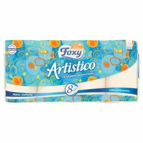 Foxy Artistico - Soft peach toilet paper 8 rolls 1
