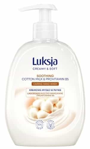 Luksja Liquid Soap Cream Care - Cotton milk for your skin 1