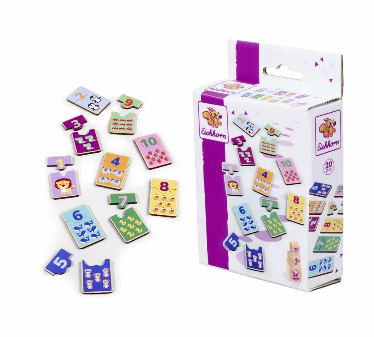 Eichhorn Educational numbers for children - 20 pieces for learning 1