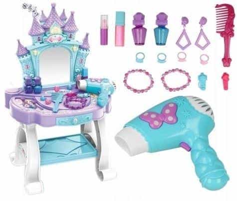 Dressing table with mirror and drawers in vintage style 2