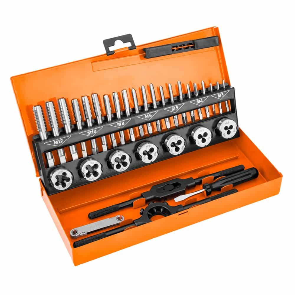 NEO tools Threading tool set - precise 32-piece set 7