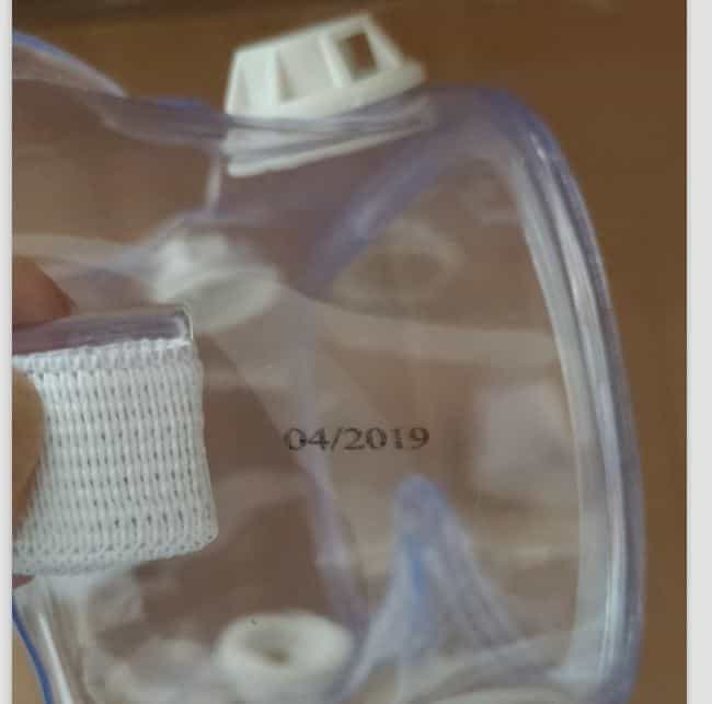 Protective safety goggles anti-splinter ventilated PPE EN166 10