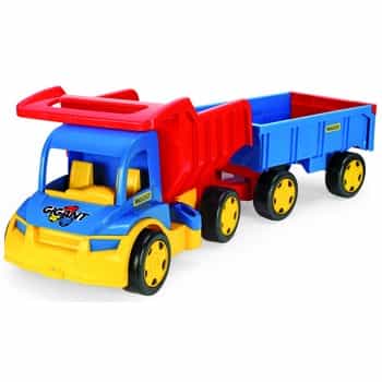 Wader Giant Dump Truck with Trailer - for little builders 8