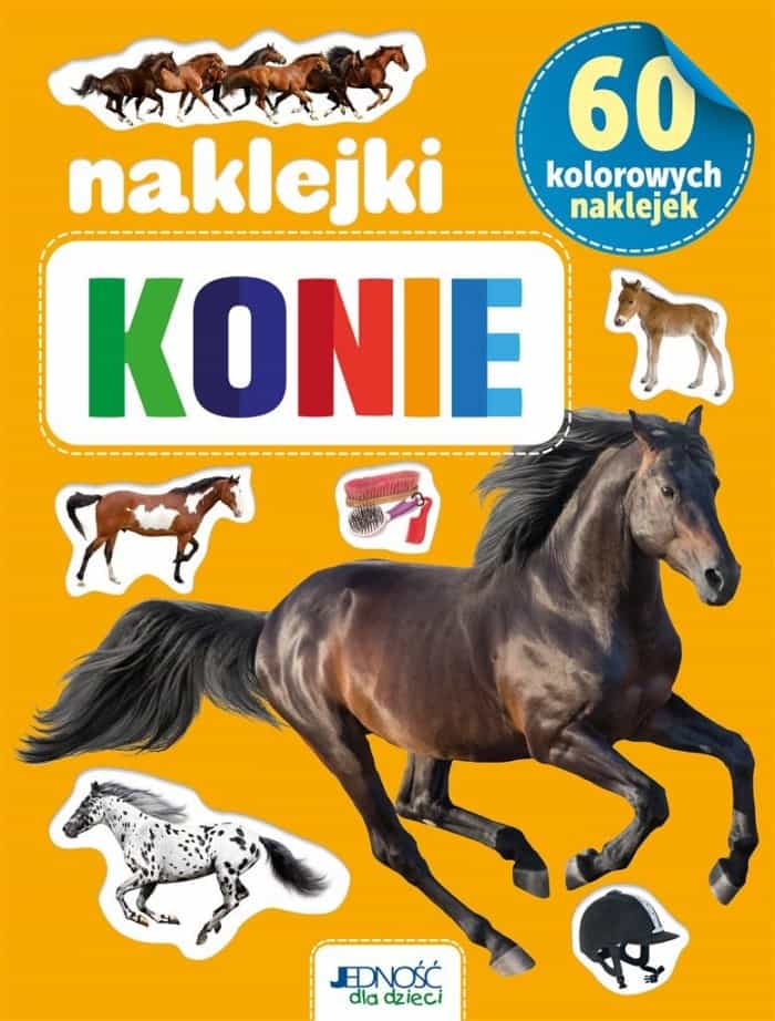 Jedność Horses - Book with 60 colorful stickers for children 3