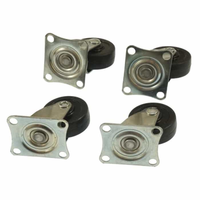 Furniture Workshop Rubber Swivel Castors 30 mm - 4 pieces swivel 3