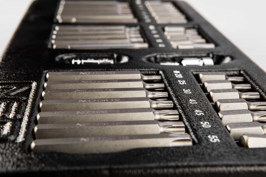 NEO Screwdriver bits 30-75 mm - 40 pcs set for professionals 6