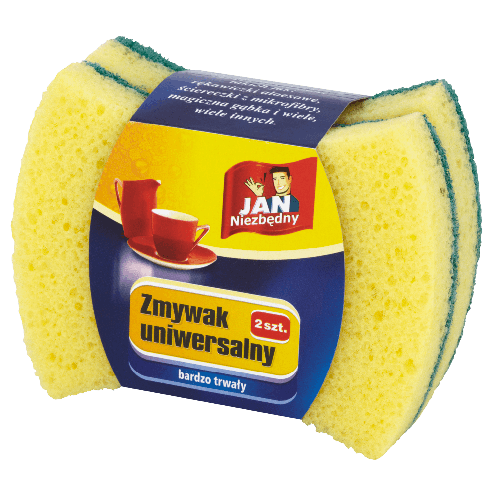 Jan Niezbędny Universal Kitchen Sponge - 2 pieces indispensable in every kitchen 4