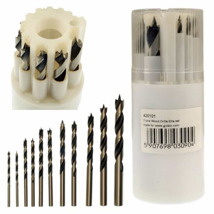 Wood Drill Bits Set 3-10 mm - 11 Pieces for various works 10