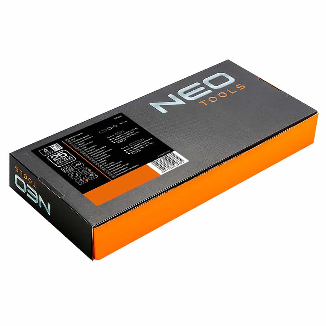NEO Screwdriver bits 30-75 mm - 40 pcs set for professionals 8
