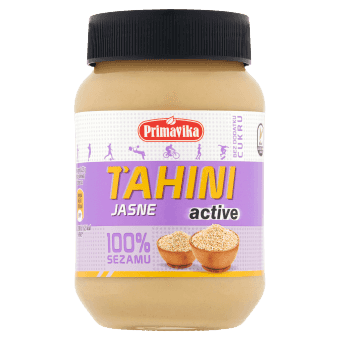PRIM. Tahini Light Active 460g - sesame paste ideal for hummus 2