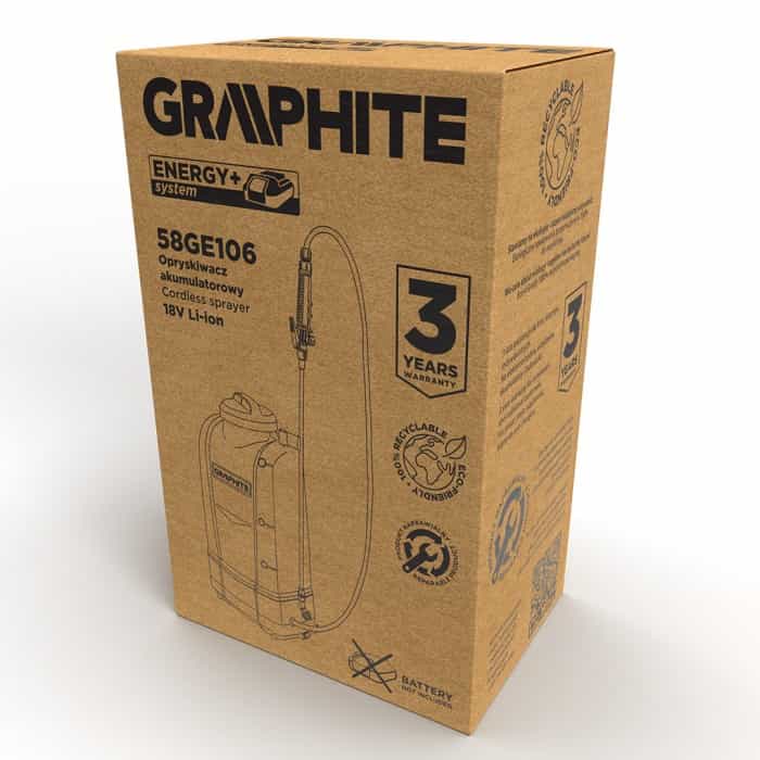 Graphite Energy+ 18V Cordless Sprayer 15L - ideal for your garden 4