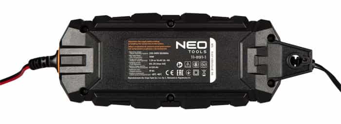 NEO TOOLS Automatic Battery Charger 4A/70W for 3-120Ah Batteries 3