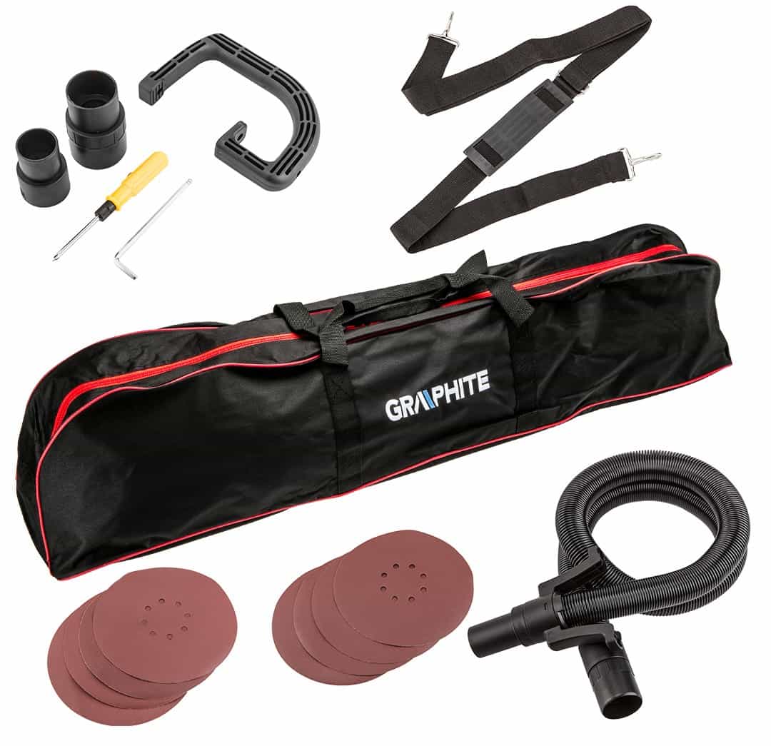 Graphite Drywall sander 600W - ideal for finishing 3