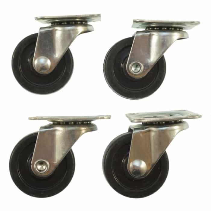 Furniture Workshop Rubber Swivel Castors 30 mm - 4 pieces swivel 2